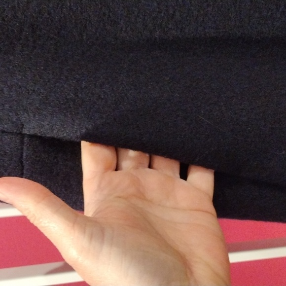 COS women's navy boiled wool skirt. EUC. Size 10. - Picture 3 of 11